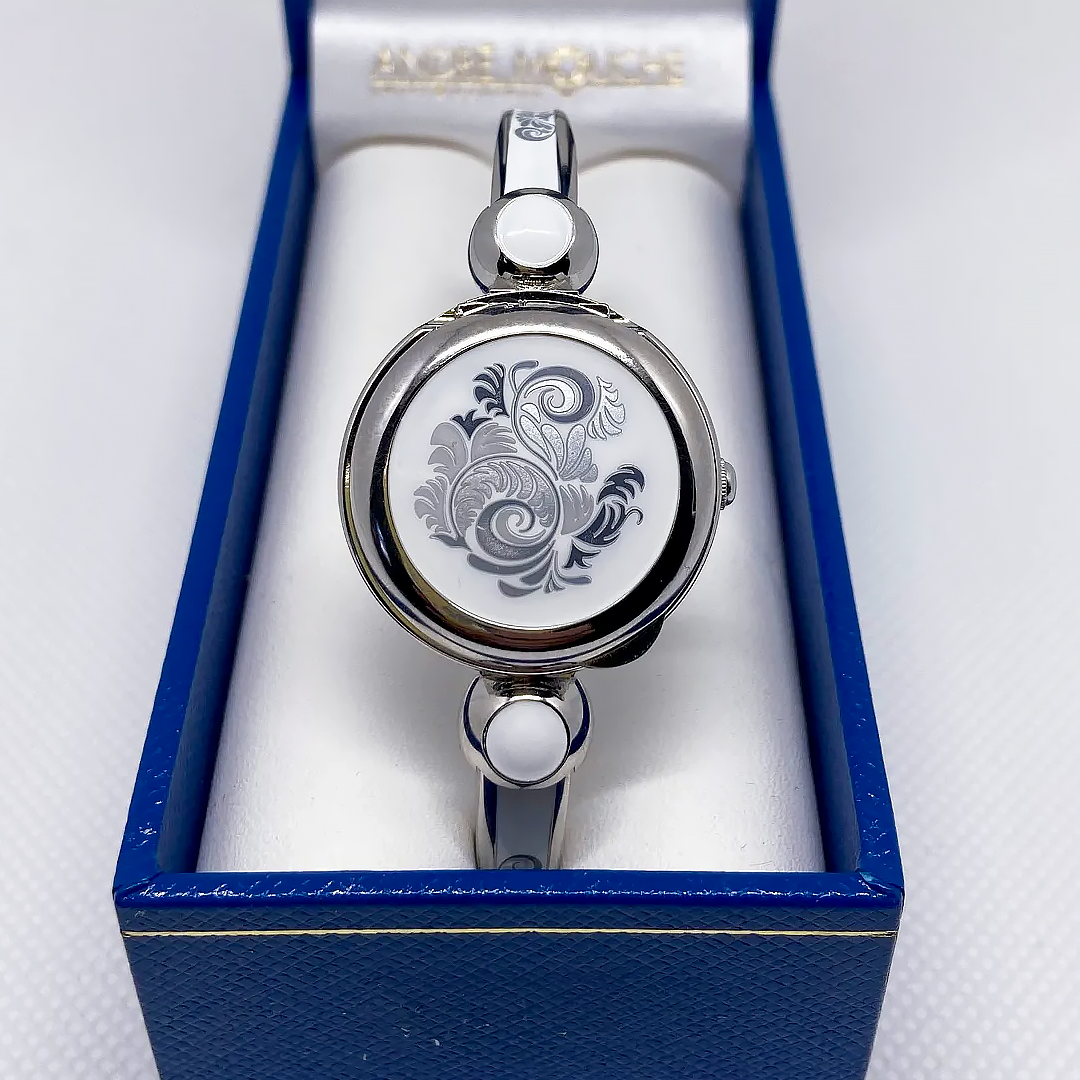 Jam Tangan Wanita Andre Mouche Alambra Palladium White
